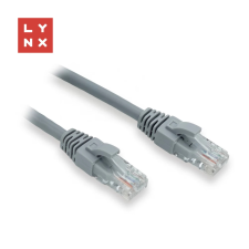 LYNX UTP CAT6 Összekötő Szürke 20m LX-UTP6-200-GREY kábel és adapter