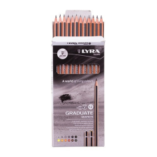 Lyra Grafitceruza LYRA Graduate 4H-6B hatszögletű környezetbarát 12db-os készlet ceruza