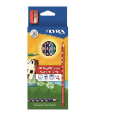 Lyra Groove Slim színesceruza készlet 12db-os normál háromszög színes ceruza