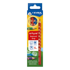 Lyra Színes ceruza lyra groove háromszöglet&#369; vastag 5 db/készlet 3811050 színes ceruza