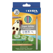 Lyra Színes ceruza lyra super ferby metál 12 darabos 3721122 színes ceruza