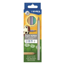 Lyra Színes ceruza lyra super ferby metál 6 db/készlet 3721062 színes ceruza
