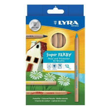 Lyra Színes ceruza LYRA Super ferby natúr 12 db/készlet színes ceruza