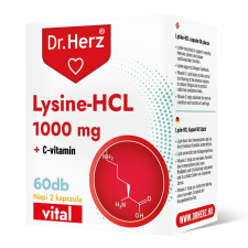 Lysine-HCL + C-vitamin 60 db kapszula doboz vitamin és táplálékkiegészítő