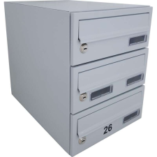 M26 moduláris postaláda tömb, 3db Névtábla RAL 1001 / Bézs postaláda