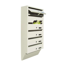 M39 moduláris postaláda dőlt, 4db RAL 9016 / Fehér 2 db postaláda