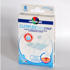 M-A MASTER-AID Cutiflex Med Strip Vízhatlan Sebtapasz 20 db különböző (úszáshoz) gyógyászati segédeszköz