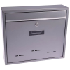 M.A.T. group Radim V Postaláda, 360×310×90 mm, hátsó bedobónyílás, szürke