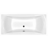 M-acryl Amanda fehér színű egyenes akril kád 180x80 kádlábbal és peremrögzítővel