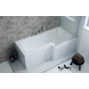 M-acryl Linea 160x70/85 cm-es aszimmetrikus kád kádlábbal, jobbos 12143