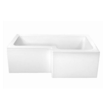 M-acryl Linea 160x70/85 jobbos akryl fürdőkád lábbal kád, zuhanykabin