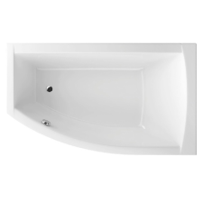  M-acryl Minima 160x95cm aszimmetrikus akril jobbos kád + láb kád, zuhanykabin