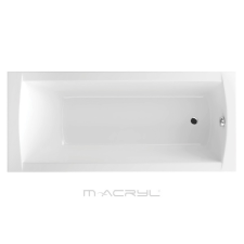  M-acryl Viva 170x75cm akril egyenes kád + láb kád, zuhanykabin