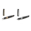 M and M Productions Kft. Modular Set - Digital Pasts Analog Futures 1/B. - Gold fountain toll & Silver rollerball / Set Fountain toll + Roller Ball / Fountain toll F - Rollerball 0,5
