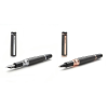 M and M Productions Kft. Modular Set - Digital Pasts Analog Futures 1/B. - Silver fountain toll & Rose Gold rollerball / Set Fountain toll + Roller Ball / Fountain toll M - Rollerball 0,5