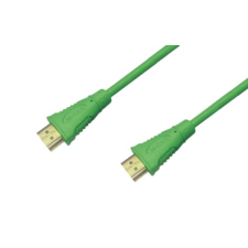 M-CAB 7000997 HDMI 1.4 kábel Ethernettel 2m Zöld kábel és adapter