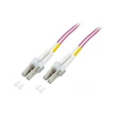  M-CAB Fiber Optic LC Összeköto Rózsaszín 2m 7003402 kábel és adapter