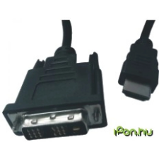 M-CAB HDMI DVI-D Átalakító Fekete 3m 7300082 kábel és adapter