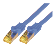 M-CAB S/FTP CAT7 kábel 0.5m Kék (3730) kábel és adapter