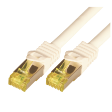 M-CAB S/FTP CAT7 kábel 15m - Fehér kábel és adapter
