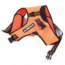 M-Pets háromszög hám túrázáshoz XL 51-66/67-85 cm narancs nyakörv, póráz, hám kutyáknak