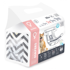 M-PETS kutya nadrágpelenka szuka L 8-15kg 10db kutyafelszerelés