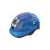 M-WAVE Kid-S Soccer 52-57 cm, gyermek bukósisak, focis kék