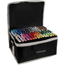 Maaleo 16869 XXL Kétoldalas filctoll készlet, 168 db filctoll, marker