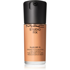 MAC Cosmetics Studio Fix Fluid SPF 15 24HR Matte Foundation + Oil Control mattító alapozó SPF 15 árnyalat C5.5 30 ml smink alapozó