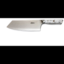 MaceMaker WHITE STONE CLEAVER SanMai damaszkuszi konyhakés (8594176645889) kés és bárd