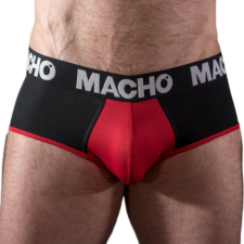 MACHO - MS26N SLIP FEKETE/PIROS M férfi alsó