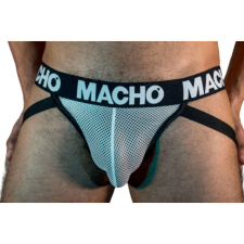 MACHO - MX26X1 JOCK GRID FEHÉR L férfi alsó