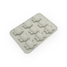  Maci-, cica- és nyuszifej, szilikon, 15×11,5 cm sütés és főzés