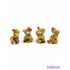  Maci figura lufival 4,5cm dekorációs kellék