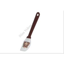  Maci Mintás Konyhai Szilikon Spatula – Műanyag Nyéllel, Ideális Sütéshez konyhai eszköz