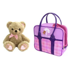  Maci táskában plüssfigura