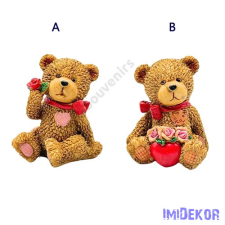  Maci ülő figura 11,5 cm - B dekorációs kellék