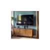Maclean MC-386 Universal TV Stand Base for Cabinet Dresser Table Desk 32" - 75" 40kg VESA 35° Rotating Temepred Glass Adjustable TV Height Powder Coating