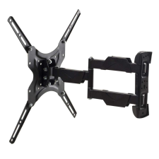 Maclean MC-743, 13-50&quot;, VESA, Max. 30kg, Fekete, Televízió konzol tv állvány és fali konzol