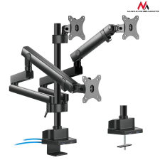 Maclean MC-811 TV konzol 68,6 cm (27") Fekete tv állvány és fali konzol