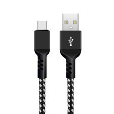 Maclean MCE471 USB-A apa - USB-c apa Adat és Töltőkábel - Fekete (1m) kábel és adapter