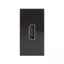 Maclean MCE720B HDMI fali aljzat - Fekete (MCE720B) villanyszerelés