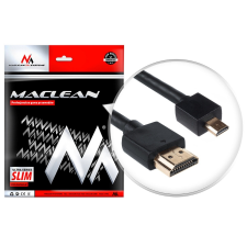 Maclean MCTV-722 HDMI kábel 2 M HDMI D-típus (Micro) HDMI A-típus (Standard) Fekete kábel és adapter