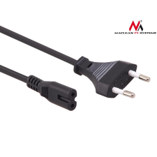 Maclean MCTV-810 2 tűs EU tápkábel 3m - Fekete (MCTV-810) kábel és adapter
