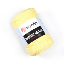 MACRAME COTTON zsinór fonal, 2,5mm - Halványsárga - 754 rövidáru