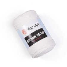  MACRAME COTTON zsinór fonal, 2,5mm - Natúr - 752 rövidáru