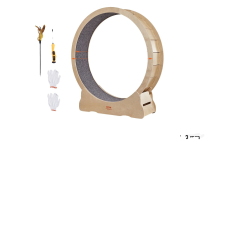  Macska edzőkerék, strapabíró fa szerkezet, csendes működés, 52,1 hüvelyk macskabútor