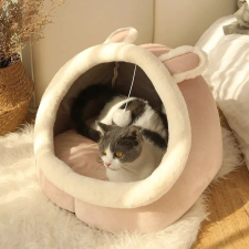  Macska fekhely, macskaágy - Rózsaszín szállítóbox, fekhely macskáknak