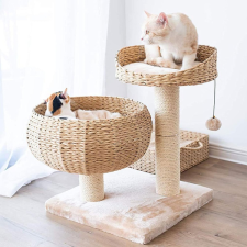  Macskabútor két fonott fekvőhellyel 7620 macskabútor