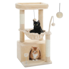  Macskafa, háromrétegű kialakítás, faépítés, AMT0211BG, M macskabútor